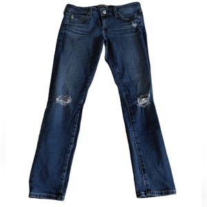 Alexa Chung For AG Size 29R Distressed Blue Jeans
